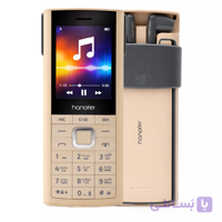 گوشی چهار سیم کارته هانوفر hanofer 5720 2023 هندزفری دار همراه با سه ماه گارانتی تعویض و 18 ماه گارانتی طلایی
