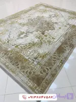 فرش طرح هریس ترمه‌ای 1200 شانه گل برجسته