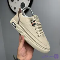 کفش اسپرت مردانه مدل fashion رنگ کرم