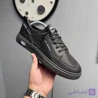 کفش کژوال مردانه وارداتی رنگ مشکی زیره ضخیم مدل Hilleall