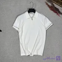 تیشرت نیم زیپ اولدمانی ترک برند فریش من رنگ سفید
