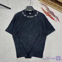 تیشرت ترک مدل اسب گلدوزی رنگ ذغالی