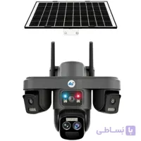 دوربین سولار سیمکارتی 3 لنز مدل TZ8 با پنل خورشیدی | اپلیکیشن OKAM PRO