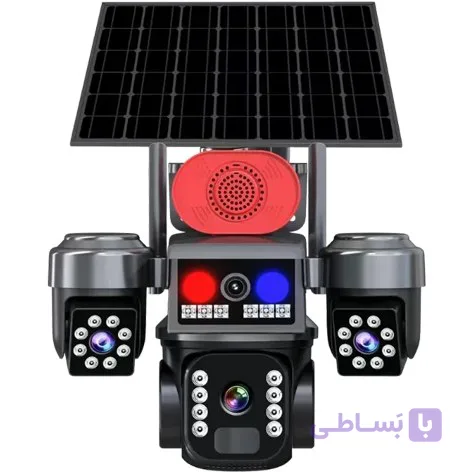 دوربین بی سیم خورشیدی V380 مدل LX-XW818 ظرفیت ۱۲ مگاپیکسل