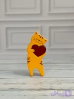 پازل گربه و قلب