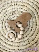 آویز حسی چوبی طرح دایناسور
