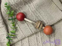جغجغه توپی| چوب راش