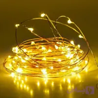 ریسه LED مفتولی سفید آفتابی 5متری مدل باتری قلمی