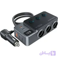 شارژر فندکی خودرو پرودو مدل PDFWCH070 ظرفیت ۱۲۰ وات