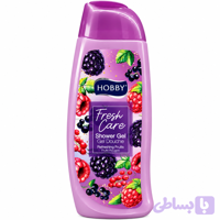 ژل دوش هوبی Hobby Fresh Care Refreshing Fruits با رایحه میوه های قرمز حجم 500 میلی لیتر