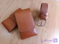 کیف وگارد چرمی موبایل و‌پاوربانک