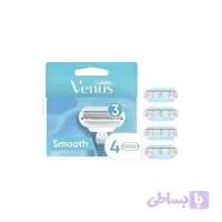 سری یدک ژیلت ونوس 3 لبه 4 عددی Venus Smooth - فروشگاه اینترنتی مری شاپ