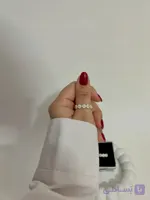 انگشتر بابونه استیل