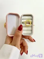 انگشتر مینیمال زنانه استیل