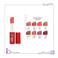 رژ لب جامد گلدن رز مدل Sheer Bright | براق، مرطوب کننده و نرم کننده لب
