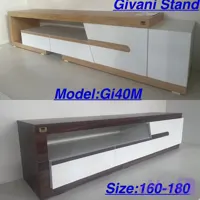 میز تلویزیون ام‌دی‌اف تایلندی با روکش هایگلاس مدل Gi40M