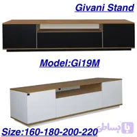 میز تلویزیون ام دی اف هایگلاس مدل GI0019M