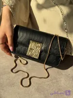 کیف پاسپورتی زنانه برند Dior مدل لارا میس زنجیردار