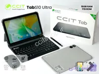 تبلت CCIT مدل S10 Ultra رم 6 گیگ واقعی (16 گیگ مجازی) و حافظه 64 گیگ واقعی(1 ترابایت مجازی) با کیبورد و موس