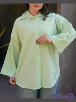 شومیز باکسی سه دکمه