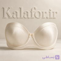 سوتین زنانه ینینچی مدل 1900 – سوتین بالکنی بنددار و استرپلس (بدون بند)