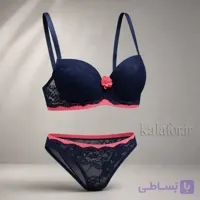 ست شورت و سوتین زنانه ان‌بی‌بی مدل 4386 ساخت ترکیه | سرمه‌ای