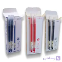 خودکار ژلی GP-111E – پک ۱۲ عددی در رنگ‌های آبی، قرمز و مشکی