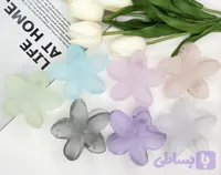 کلیپس طرح پلومریا یخی مات با کیفیت عالی وارداتی8cm (کد 4WNOP)