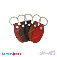 جاکلیدی چرمی و فلزی مجموعه 2 عددی کد 20 چند رنگ