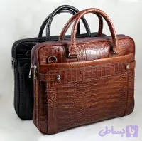 کیف اداری دو دسته دو زیپ