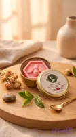 لوشن بار گیاهی دست ساز نرم کننده طبیعی با رایحه گل رز مهتاب