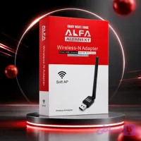 کارت شبکه USB آلفا UW10 | Wireless-N با آنتن 2dBi