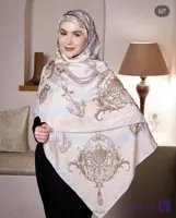 روسری ابریشم‌ژاکاردقواره۱۴۰