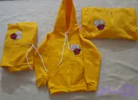 سویشرت دخترانه داخل کرک رنگ زرد
