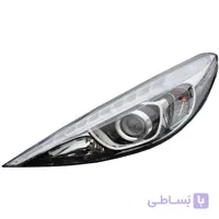 چراغ جلو 207 برند مدرن (اصلی) بدون لامپ و با موتور کامل