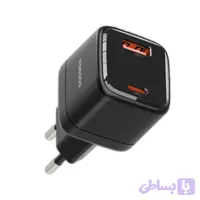 آداپتور شارژ سریع ۲۵ وات Porodo Viktor مدل PD805 با پورت USB-C و USB-A