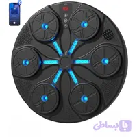 دستگاه موزیک بوکس دیواری هوشمند ۶ پد | بلوتوثی با نور RGB و دستکش بوکس
