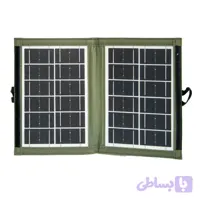 پنل خورشیدی تاشو CcLAMP مدل 7.2 وات (6V) مخصوص کوله‌پشتی و کیت بقا