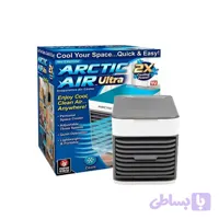 مینی کولر آبی رومیزی Arctic Air | خنک‌کننده تبخیری با LED و فیلتر قابل شستشو
