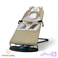 نی نی لای لای وارداتی (گهواره قابل حمل )موزیکال و چراغ دار کرمی