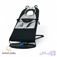 نی نی لای لای وارداتی (گهواره) نوزادی موزیکال و چراغ دار مشکی