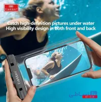 کاور موبایل ضد آب ارلدام مدل WATERPROOF PVC S14 مناسب برای گوشی موبایل تا سایز 6.5 اینچ