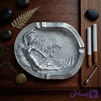 زیرسیگاری مدرن آلومینیومی طرح پری دریایی | دکوراتیو و خاص
