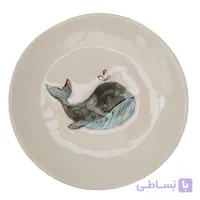 بشقاب سرامیکی طرح نهنگ ، وال
