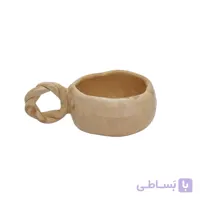 ماگ دستساز سرامیکی طرح بافت دفرمه