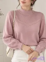 بلوز بافت یقه دار زنانه وارداتی