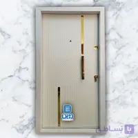 درب ضد سرقت مدرن cnc (سی ان سی) رنگ سفید