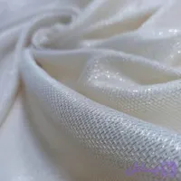 پرده تور تدی مینیمال سفید