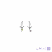 گوشواره نقره پری فام