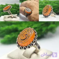 انگشتر عقیق یمنی اصلی حکاکی یا زینب